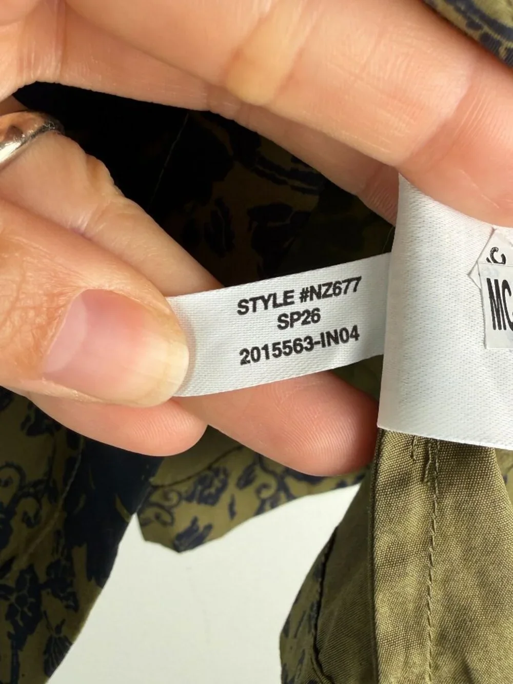 Madewell Puff Sleeve Scoop Neck Top Spring 2026 Chateau Olive XXS Fits XXS-S